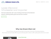 Tablet Screenshot of dreamdiam.com